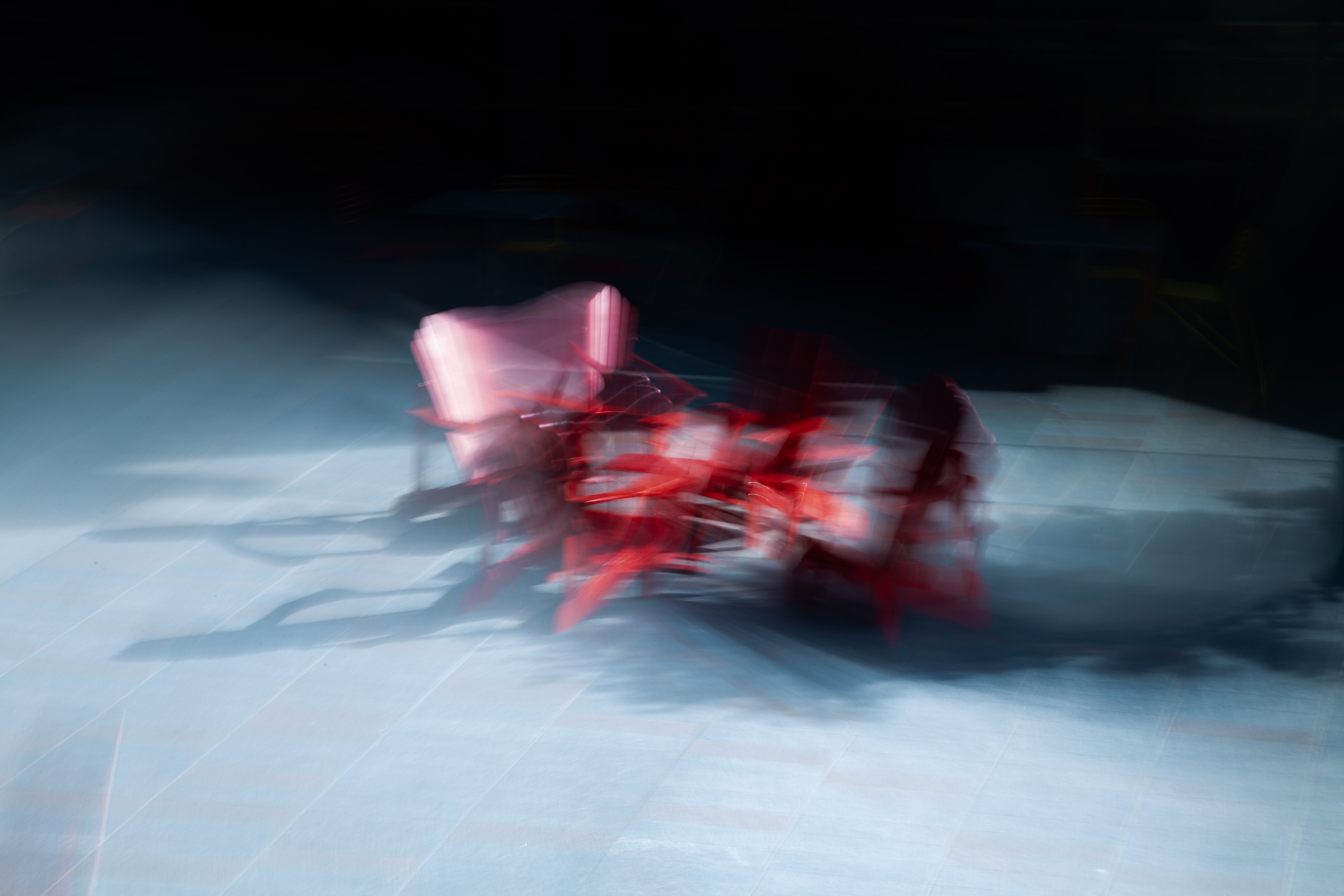 smeared chairs