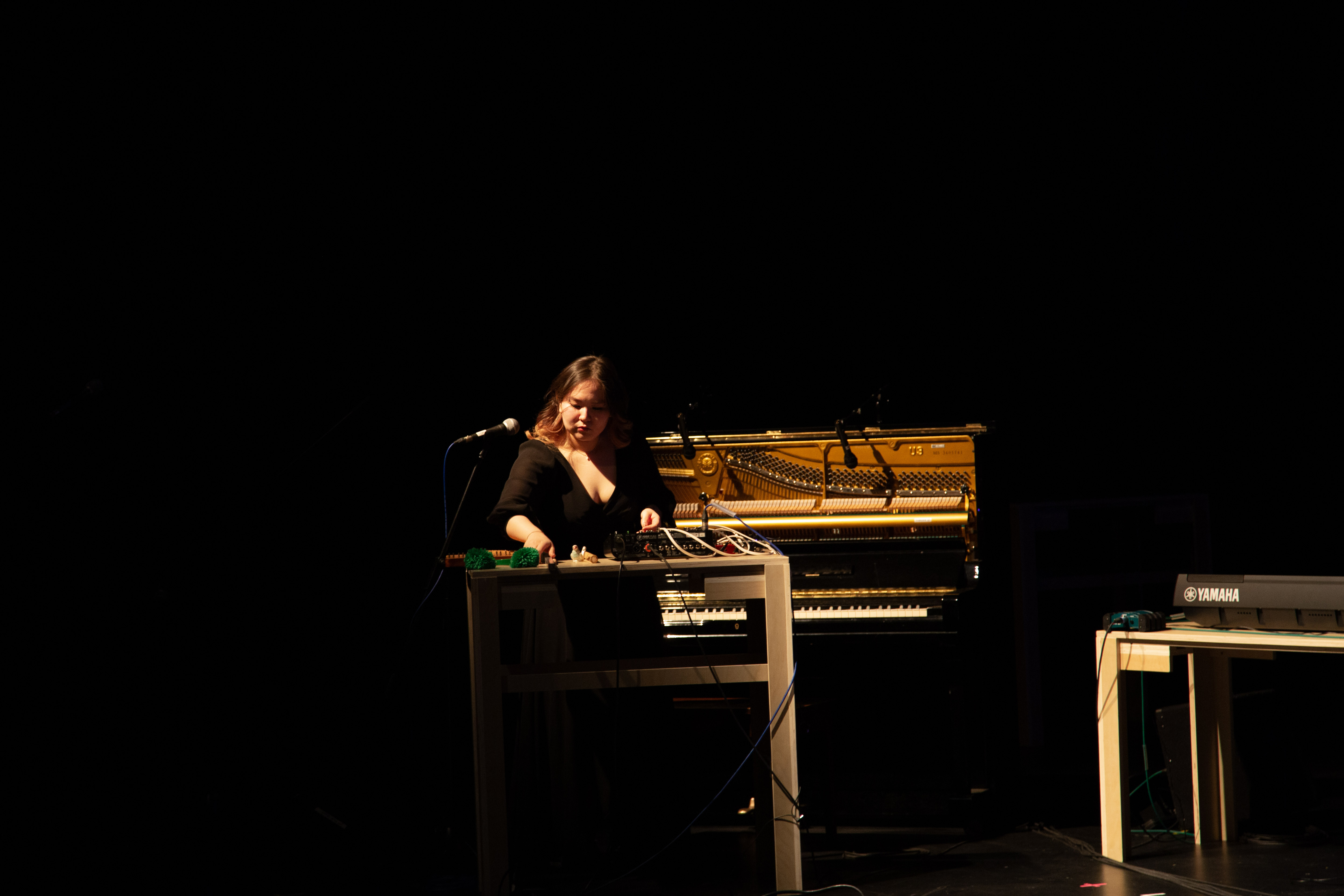 A pianist at a concert