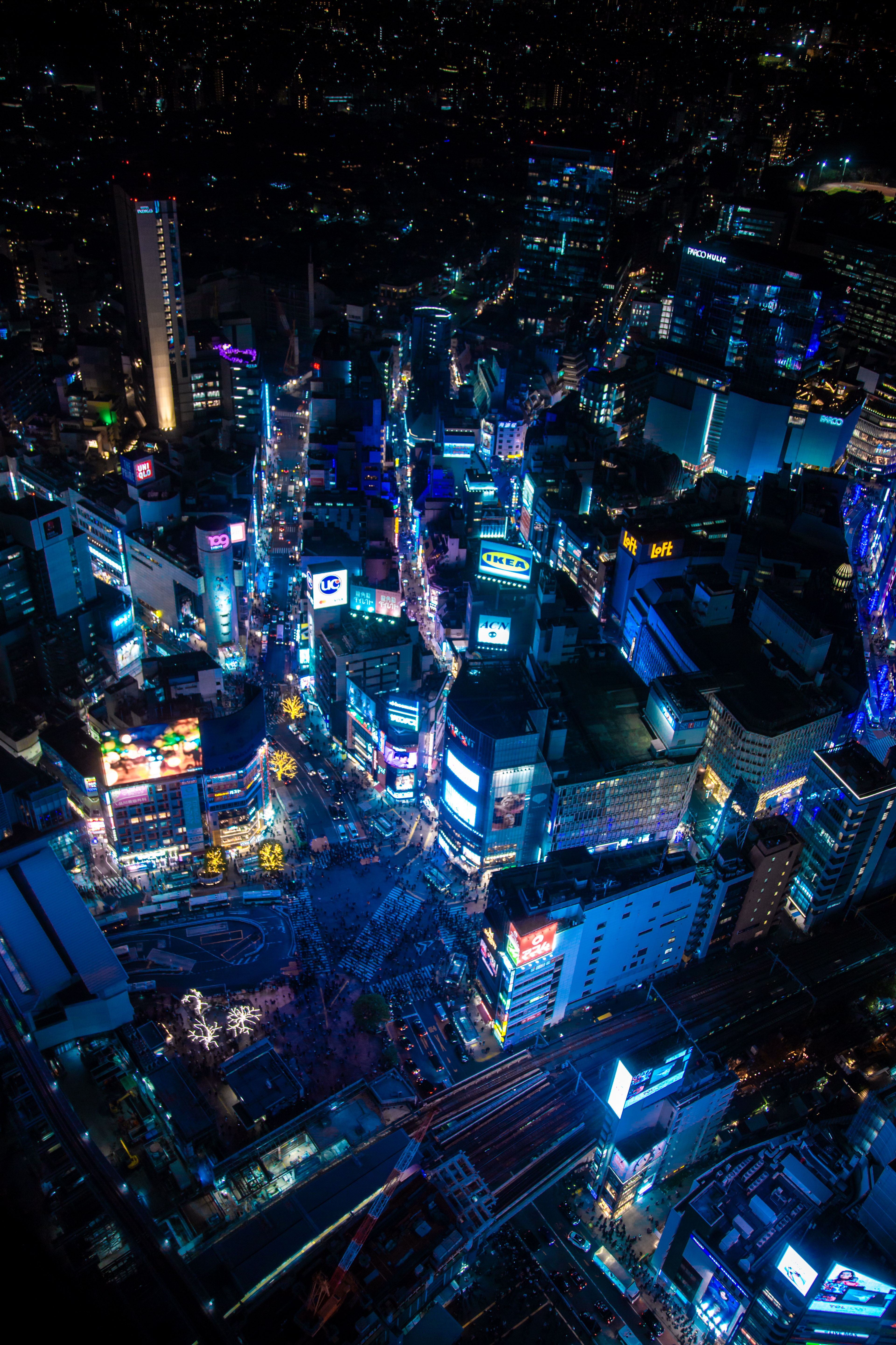 shibuya aerial