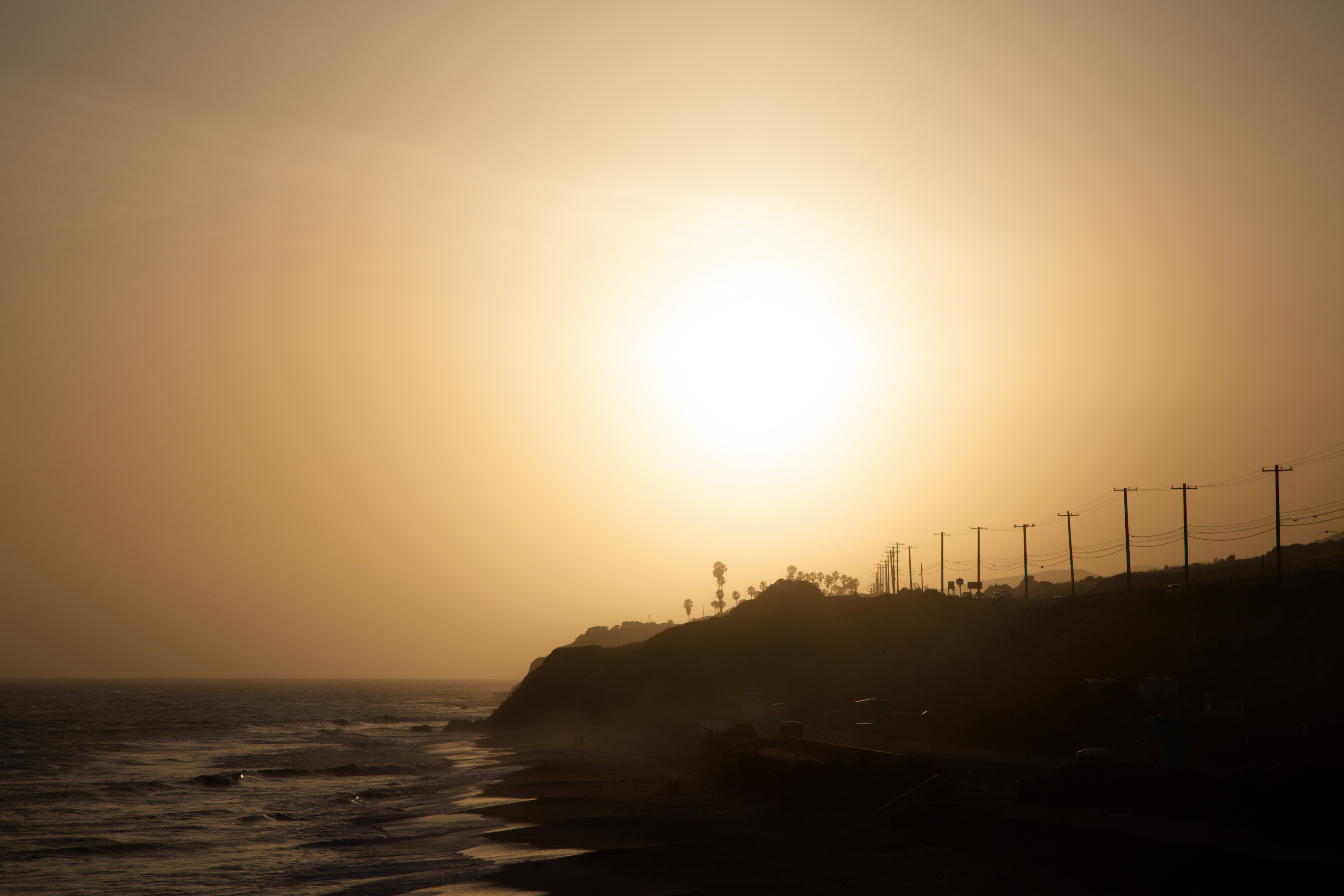 sunset cliff